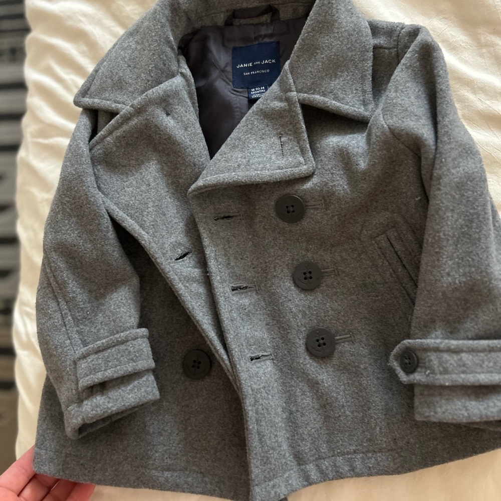 Janie and Jack 18-24 month wool peacoat